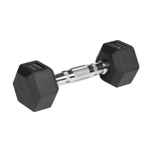 Rebel hantel gumerad hexagonal järn 2x2,5 kg