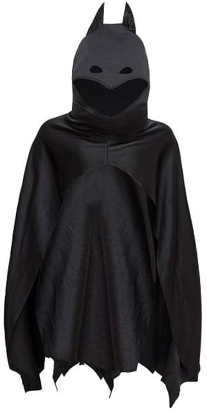 Batsæt med kappe og hætte 1 stk.