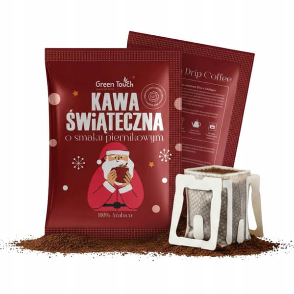 Presentask Julklapp för Sankt Nikolaus Kaffe Pepparkaka Te Låda
