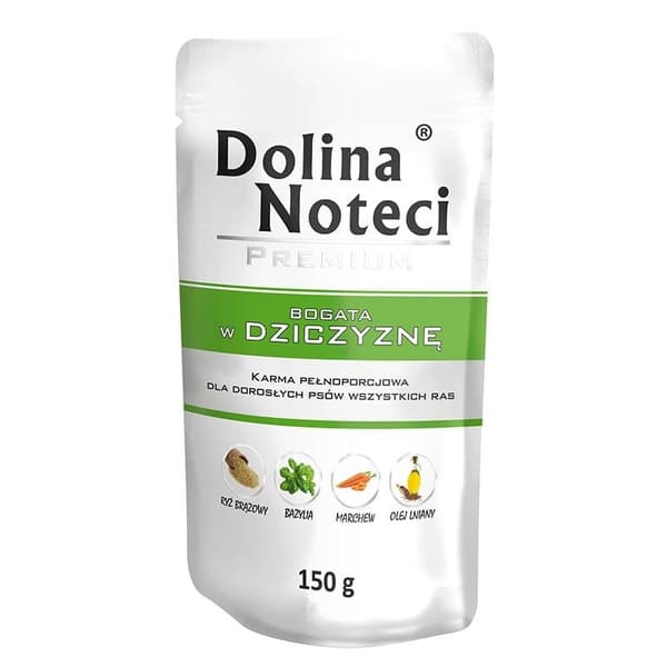 Dolina Noteci Premium våtfoder för hundar 30x150 g vilt