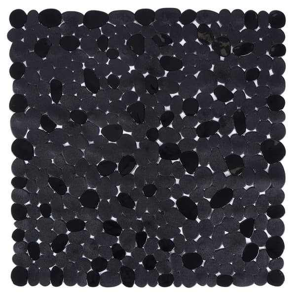Antislip duschmatta svart 51x51 cm