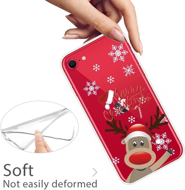 GLÆDELIG JULETASKE TIL IPHONE SE 2020/IPHONE 7/8