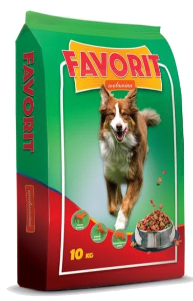 Favorit nötkötthund 10 kg