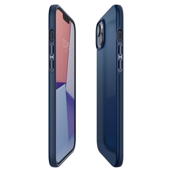 Spigen Thin Fit - Skal till iPhone 15 Plus / iPhone 14 Plus (Marinblå)