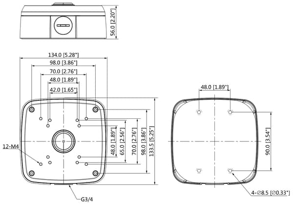 DAHUA PFA121-V2 KAMERAFÄSTE