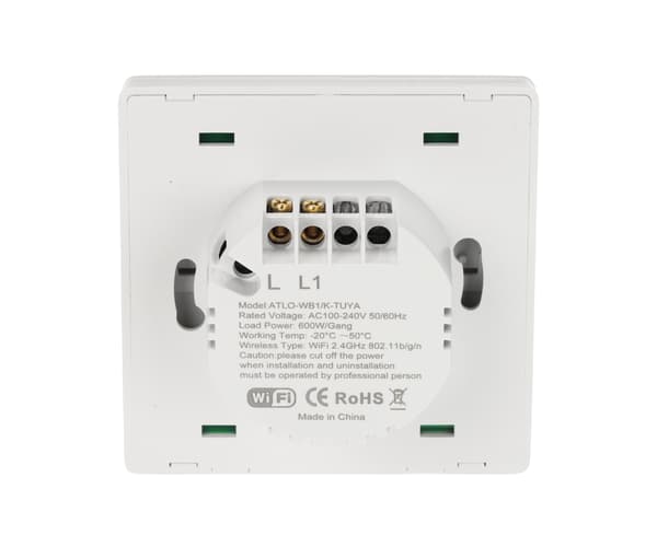 SMART LYS SWITCH ATLO-WB1/K-TUYA Wi-Fi, Tuya Smart