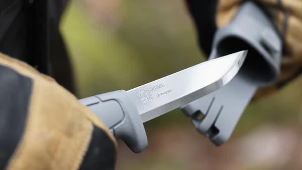 Morakniv Kniv Grå Rustfrit Stål 91mm Udendørs Bushcraft Basic 546 SE