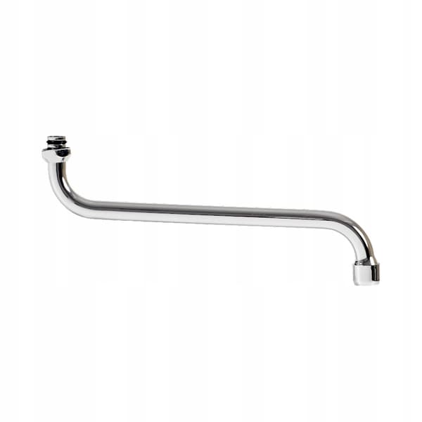 Tud til håndvaskarmatur S 1/2" forkromet 250 mm rustfrit stål