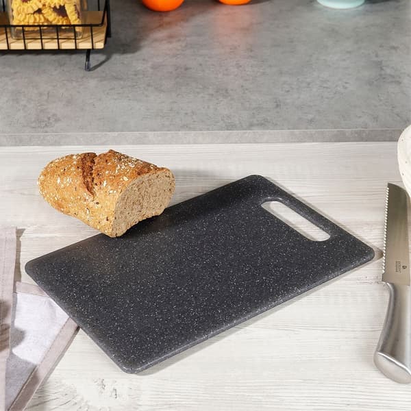 Skærebræt plastik grå 30x20 cm