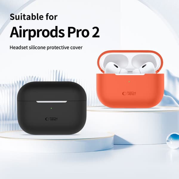 TECH-PROTECT SILIKONE APPLE AIRPODS PRO 1/2 CAFFE LATTE