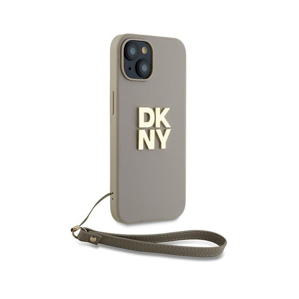DKNY håndledsrem Stock Logo - iPhone 15 Plus cover (beige)