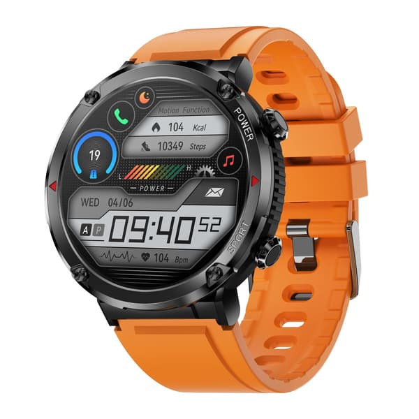 GRAVITY GT21-2 SMARTKLOCKA FÖR HERR – BLUETOOTH-SAMTAL, EXTRA ARMBAND (sg025b)