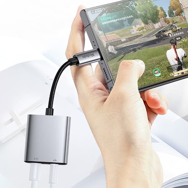 MCDODO USB-C MINI JACK 3,5 MM ADAPTER AUX-KABEL FÖR SAMSUNG DAC