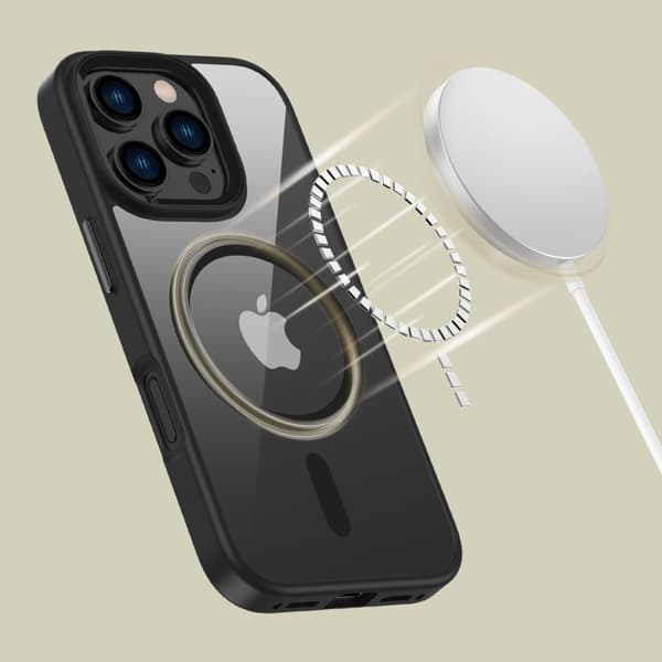TECH-PROTECT MAGMAT MAGSAFE IPHONE 16 PRO SVART/KLART
