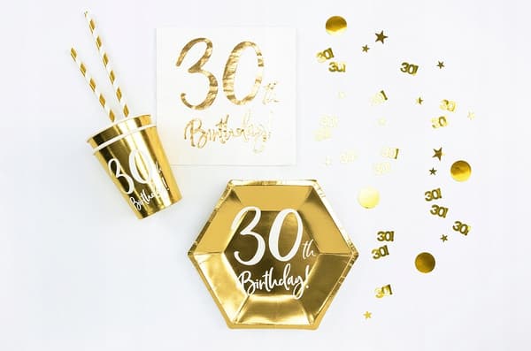 Metallisk konfetti, 30 bitar, 15 g