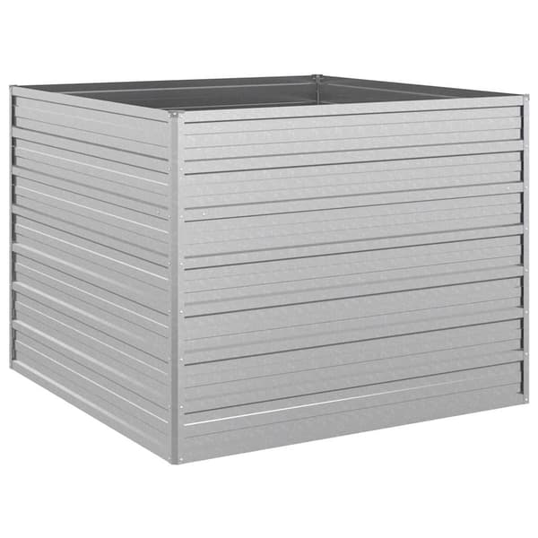 vidaXL højbed 100x100x77cm galvaniseret stål