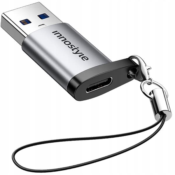 INNOSTYLE ADAPTER USB-A 3.0 TILL USB-C TILL USB TYP C 3A 5GBPS OTG