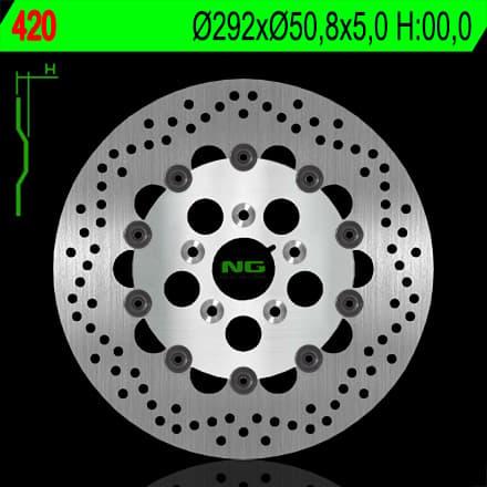 Flydende bremseskive til Harley Davidson 883/1200/1340/1450 292mm