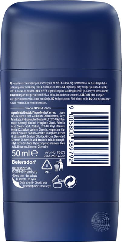 NIVEA MEN Derma Dry Control antiperspiranttipuikko 50 ml
