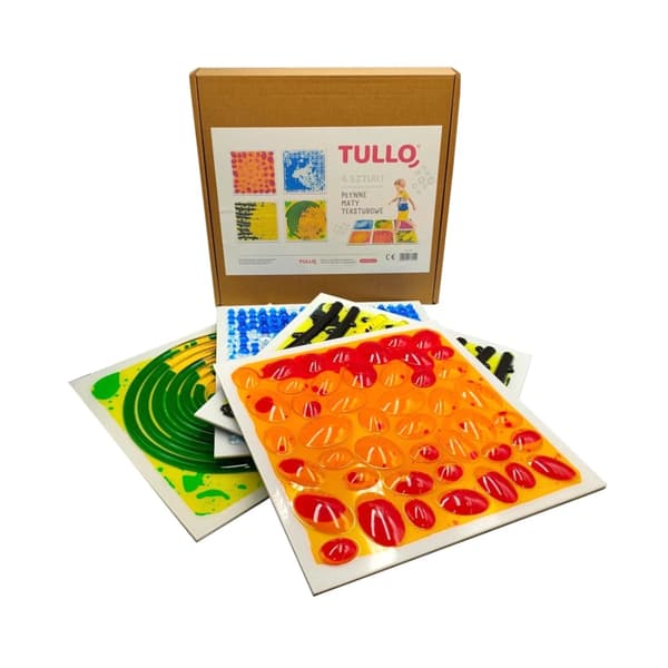 Tullo teksturerede flydende måtter - 4 stk.