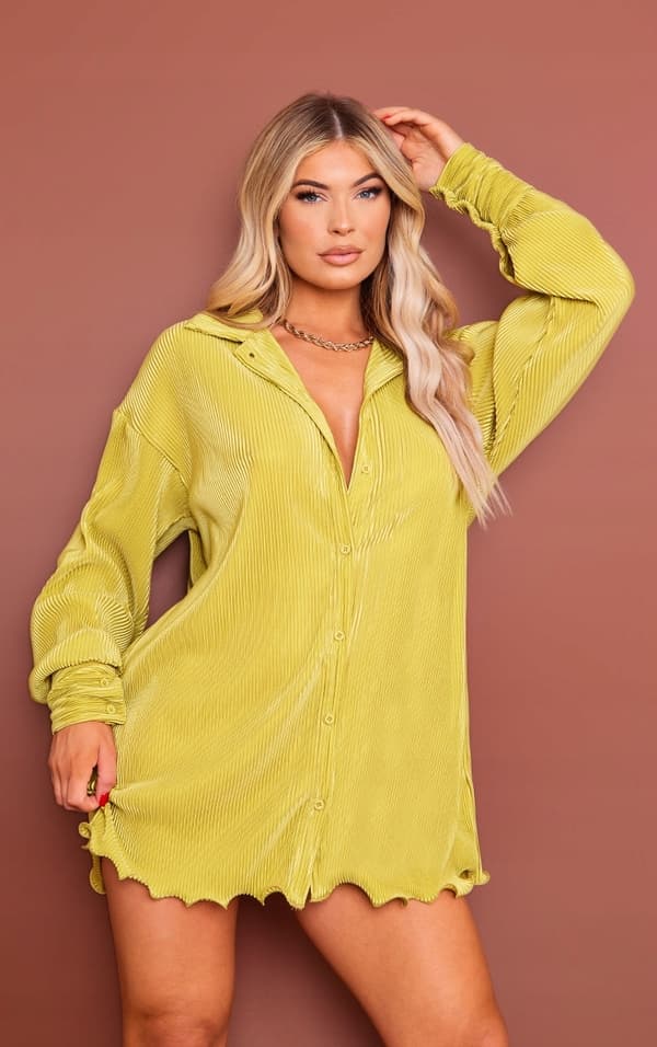 PRETTYLITTLETHING PLICKADE KLÄNNING 40 1_4
