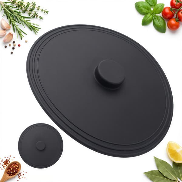 UNIVERSAL SILIKONELÅG 23 CM TIL GRYDER, PANDER, SKÅLÅG