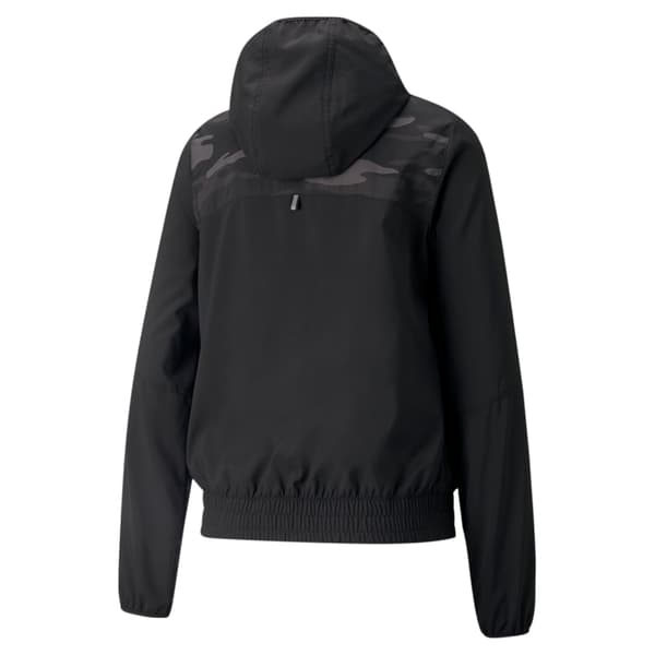 Puma RUN GRAPHIC dame hættejakke sort 52083601 r S