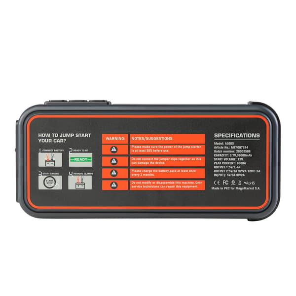 Werkberg AL009 starttiapulaite 36000mAh 3000A/6000A