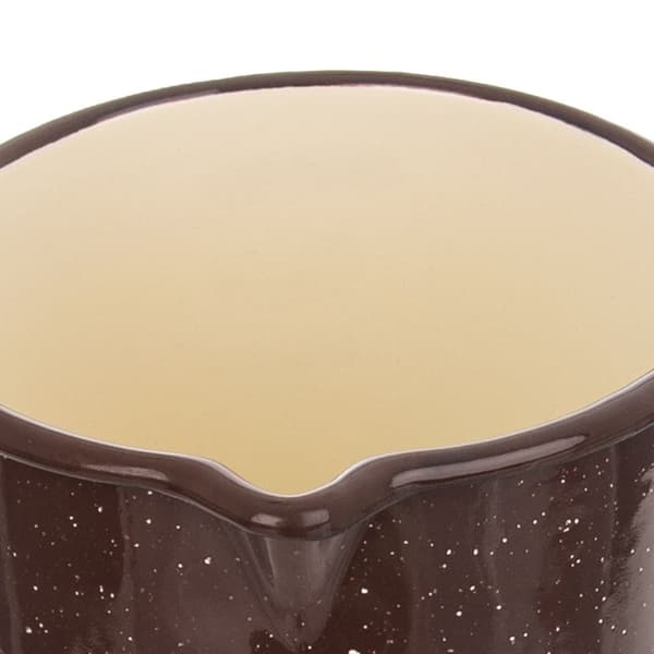 Kastrull emaljerad brun 12 cm, 1,2 l