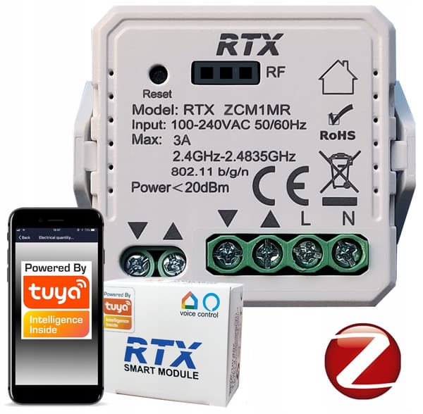 10x TUYA Rulljalusikontroller Zigbee Fjärrkontroll RFRCM GRATIS