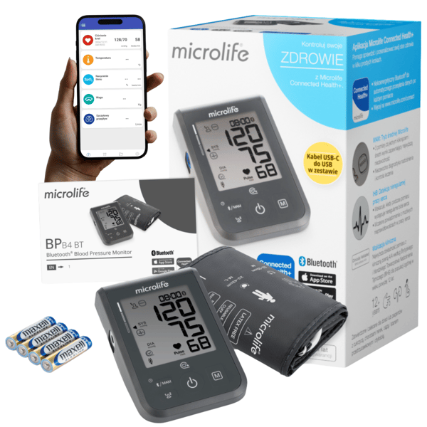 Microlife blodtryksapparat automatisk BP B4 BLUETOOTH
