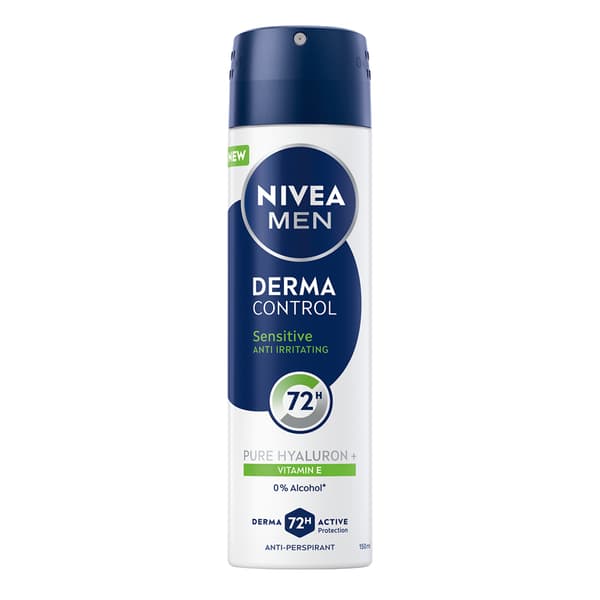 NIVEA MEN Derma Control Sensitive Antiperspirant Spray 150ml