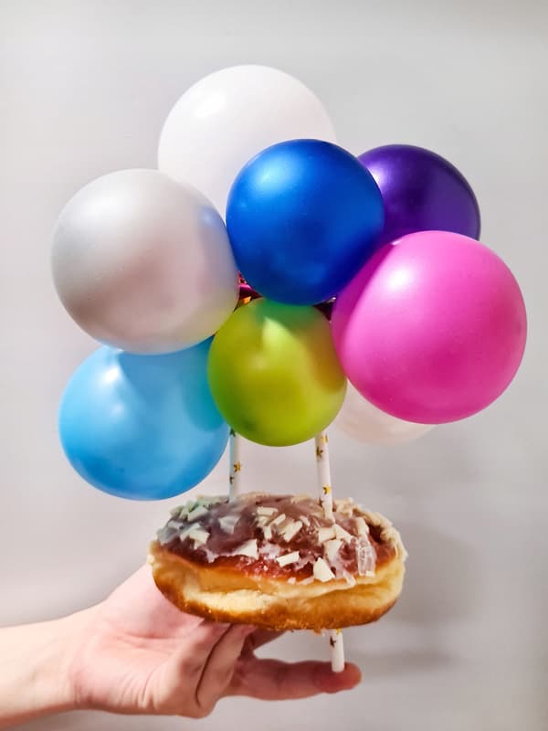 Ilmapallon koristeen värisekoitus