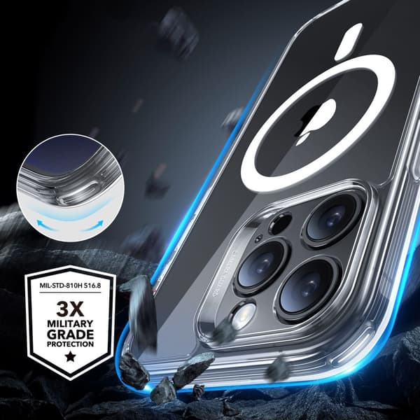 ESR CLASSIC PRO SÆT HALOLOCK MAGSAFE IPHONE 16 PRO MAX KLAR