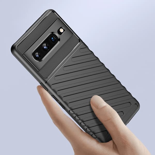 Thunder Case flexibelt armerat skal till Google Pixel 7 Pro svart