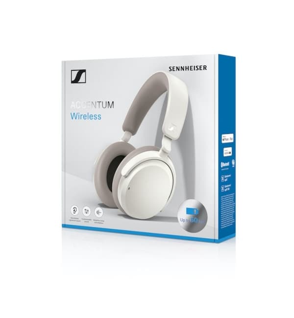 Sennheiser Accentum trådløse hovedtelefoner hvide