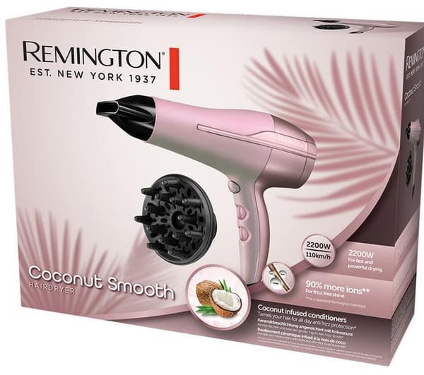 Hårtørrer REMINGTON D5901 Coconut Smooth