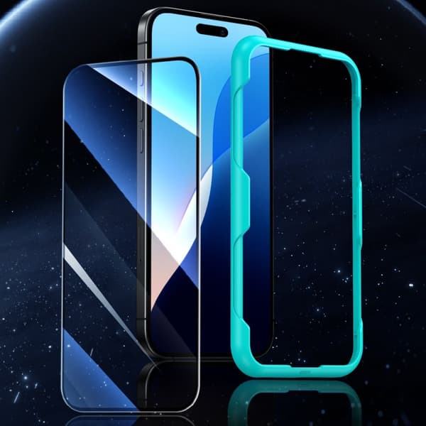 ESR Hærdet Glas 2-pakning til iPhone 16, klar