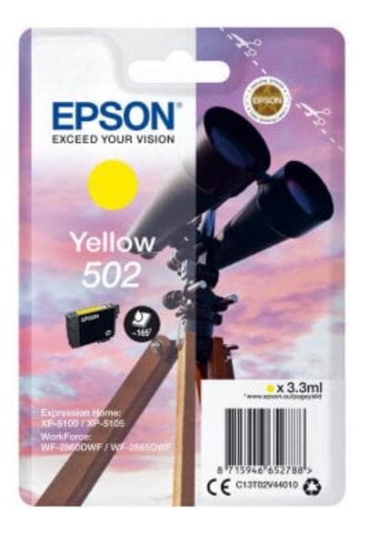 Epson 502 keltainen mustesäiliö