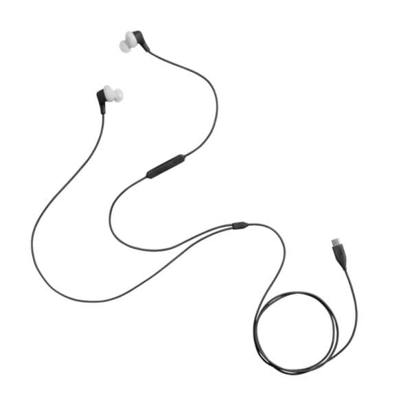 JBL Endurance Run 3 USB-C -langalliset kuulokkeet, musta