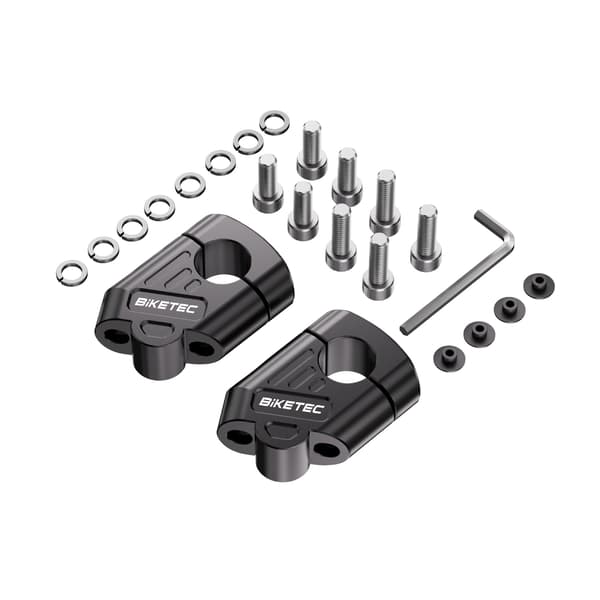 Biketec PRO styrehøjader 22 mm adaptere
