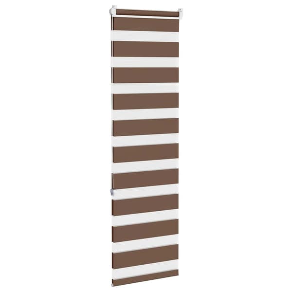 vidaXL Zebra rullegardin, birk, stofbredde 45,9 cm, polyester