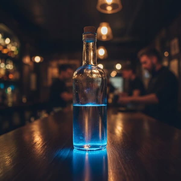 LED-underlag til flasker og glas, dekoration til fester og begivenheder, underlag