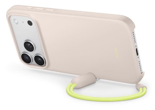 Beats Kickstand-etui med stativ og MagSafe til iPhone 17 Pro Max, beige