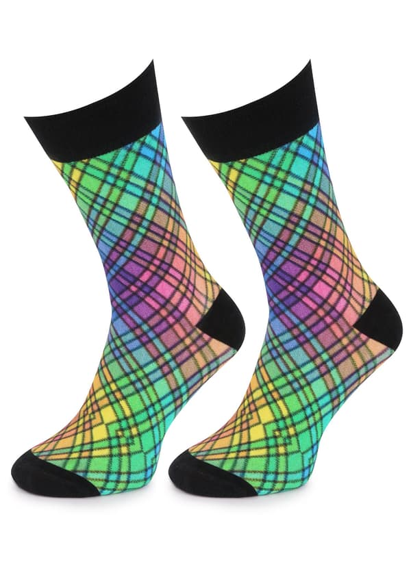 Bomull Herr Sockor Special i Regnbågsfärger Rainbow Marilyn RAINBOW 41/45