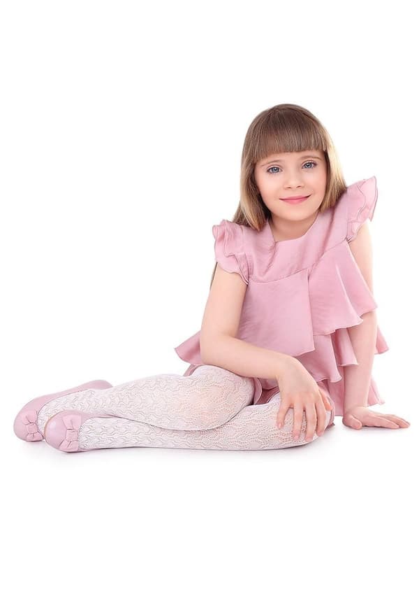 Spets Barn Tights Cindy 274 Marilyn VIT 98/122