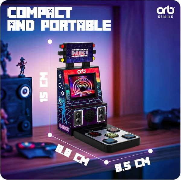 Orb Retro Mini FingerDance Arkadmaskin Bärbar Minikonsol