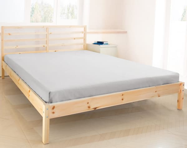 Jerseylakan 160x200 ljusgrått