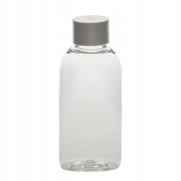 Plastikflaske med låg, 50 ml, 10 stk.