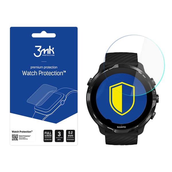 Suunto 7 - 3mk Kellonsuoja FlexibleGlass